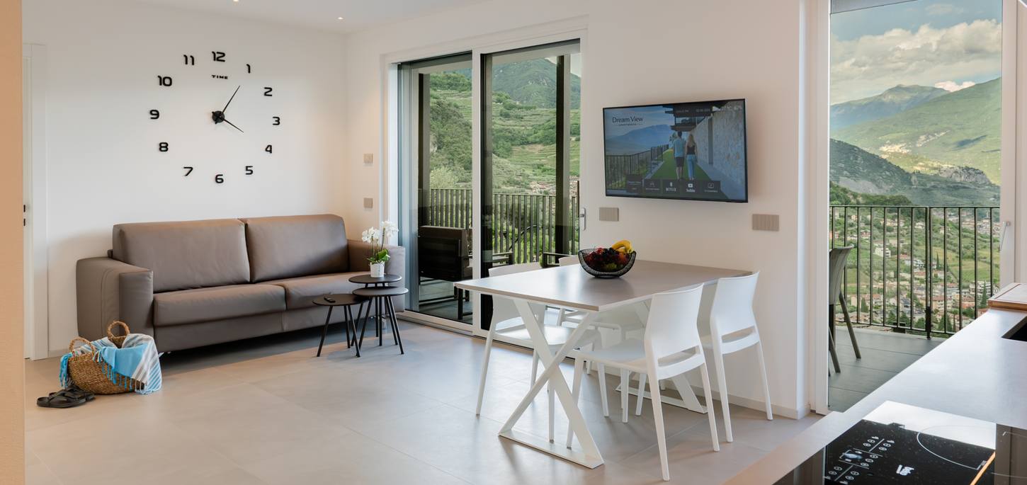 Dream View Apartment Deva in Riva del Garda, Design-Apartment mit Panoramablick
